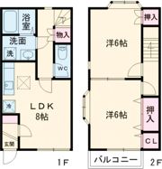 ウエストビレッジ Ⅱの間取り画像