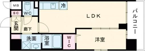 VITA荒本の間取り画像