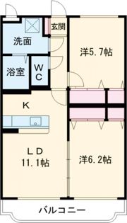 ユーミーセレッソの間取り画像