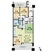 ライオンズシティ四日市の間取り画像