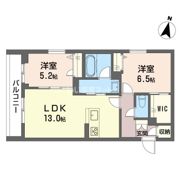 ヴィラ スワスティの間取り画像
