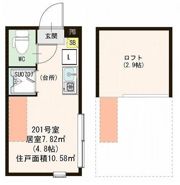ハーモニーテラス久我山Ⅱの間取り画像