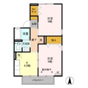 ポラール Bの間取り画像