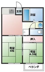 第一コーポ三栗の間取り画像