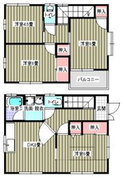 あけぼの住宅Ⅱの間取り画像