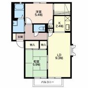 ユニヴェルソ Bの間取り画像