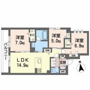 ポルターナⅡの間取り画像