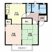 ディアス堂坂 Aの間取り画像