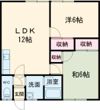コーポ上野の間取り画像