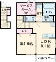 シャトームラシュウⅡの間取り画像