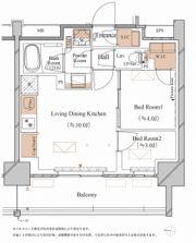 ブランシエスタ木場の間取り画像