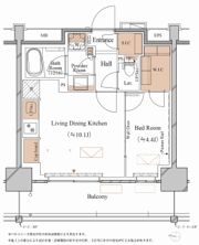 ブランシエスタ木場の間取り画像