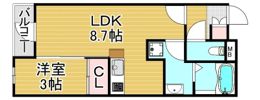 PHOENIX千早の間取り画像
