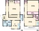河芸町上野澤田借家の間取り画像