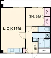 メゾン．ド．花丘の間取り画像
