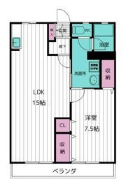 寿コーポの間取り画像