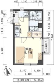 メルベイユ台原の間取り画像