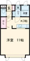 アースヒル北美原Bの間取り画像