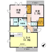 コラッジオなかもず Ⅰの間取り画像