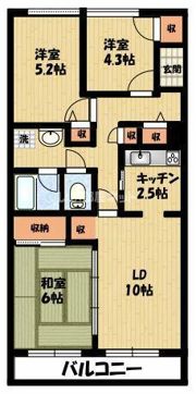 ブライトネス北鴻巣の間取り画像