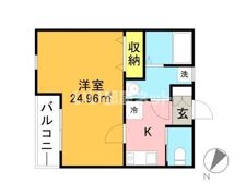 クレフラスト吉塚の間取り画像