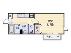 ティダ荒田の間取り画像