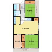 コレクション星が丘の間取り画像