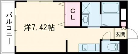 アルテマイスター橘通りの間取り画像