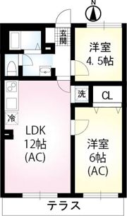 エルファミールの間取り画像