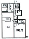 コーポファブレスの間取り画像