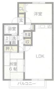 サンステージ南沖洲の間取り画像
