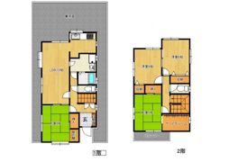 戸坂大上貸家の間取り画像