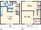 メゾネット白川の間取り画像