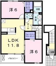 メゾン ラ ピニヨンDの間取り画像
