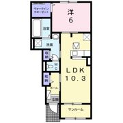 第三東雲 Aの間取り画像