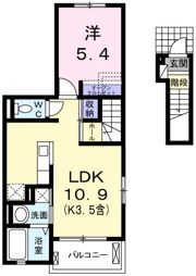 ラフレシール あきる野の間取り画像