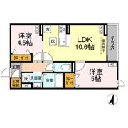 セレスティア江戸川Ⅱの間取り画像