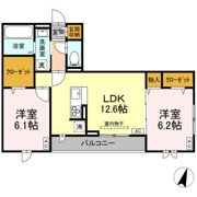 ビューテラスⅡの間取り画像