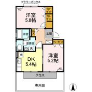 Domain (ﾄﾞｩﾏﾝ) A棟の間取り画像