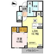 キャッスルヴュー山口の間取り画像