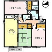 セジュール雅21 A棟の間取り画像