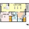 プランドゥブレ西新の間取り画像