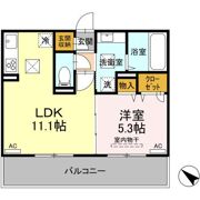 D-ROOM隈府 B棟の間取り画像