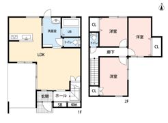 キャレブラン三島の間取り画像