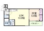 グランフロイデ六十谷の間取り画像