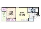 グランフロイデ六十谷の間取り画像