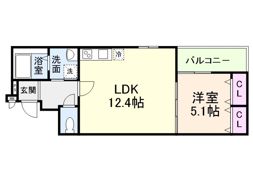 グランフロイデ六十谷の間取り画像
