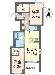 アルフラット万願寺の間取り画像