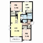 シャーメゾン和の間取り画像