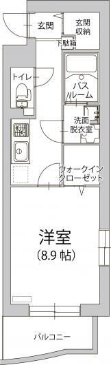 クーチャ 万願寺の間取り画像